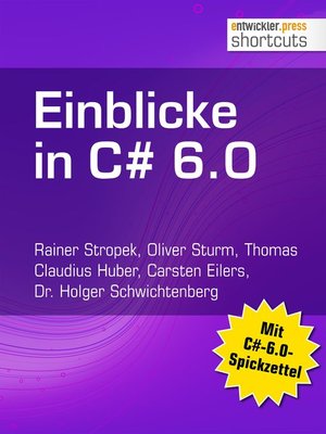 cover image of Einblicke in C# 6.0